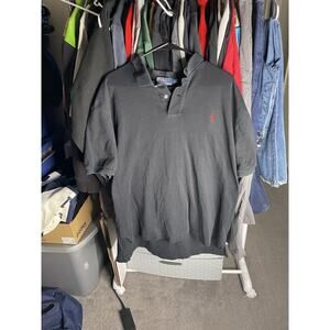 Size 2XL- Vtg Men’s Polo Shirt By Ralph Lauren Men Black Red